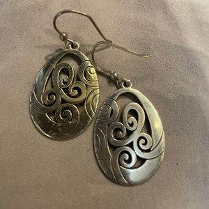 Brighton dangle earrings.  Light.